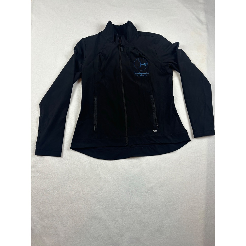 Barco One Womens Black Aerodiagnostics Pullover Jacket Size‎ Medium Zip Neck